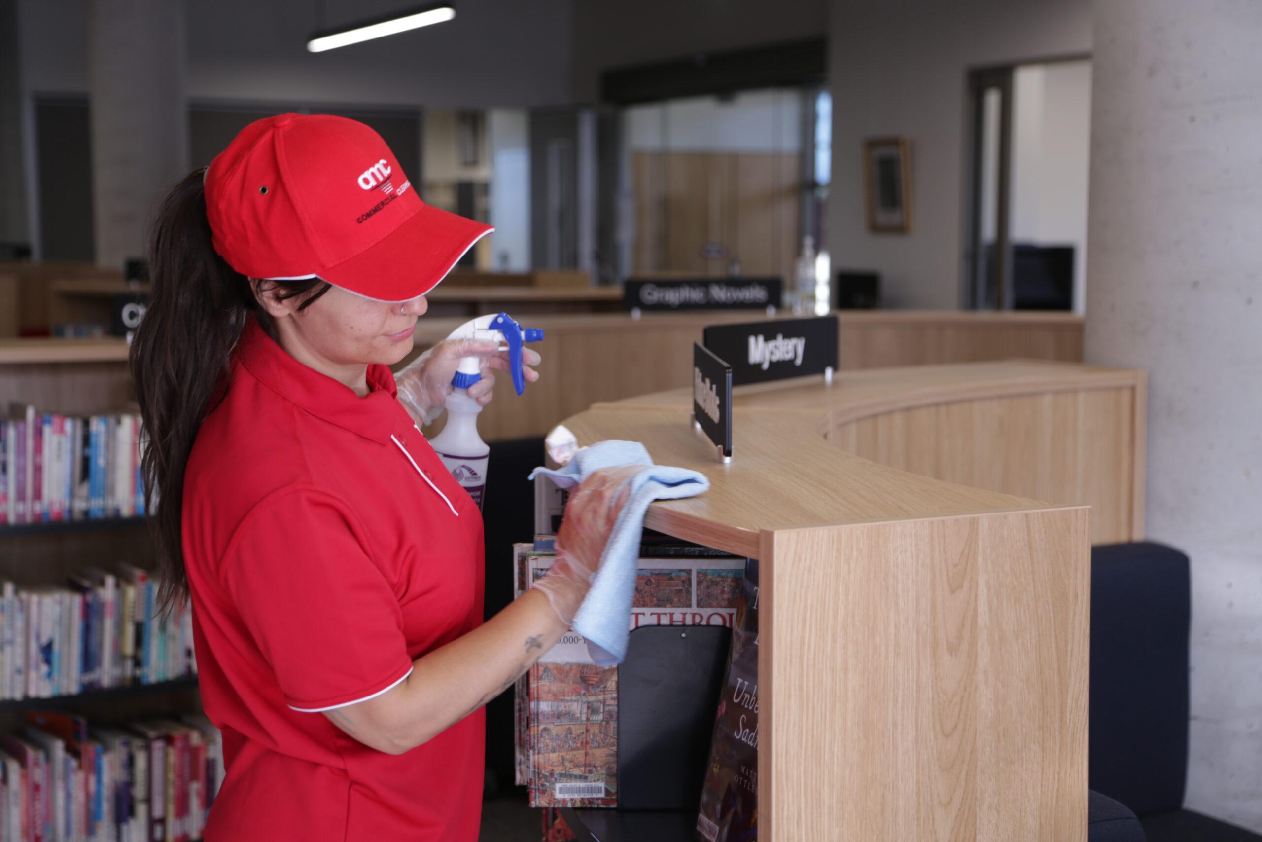 Library and common area school cleaning