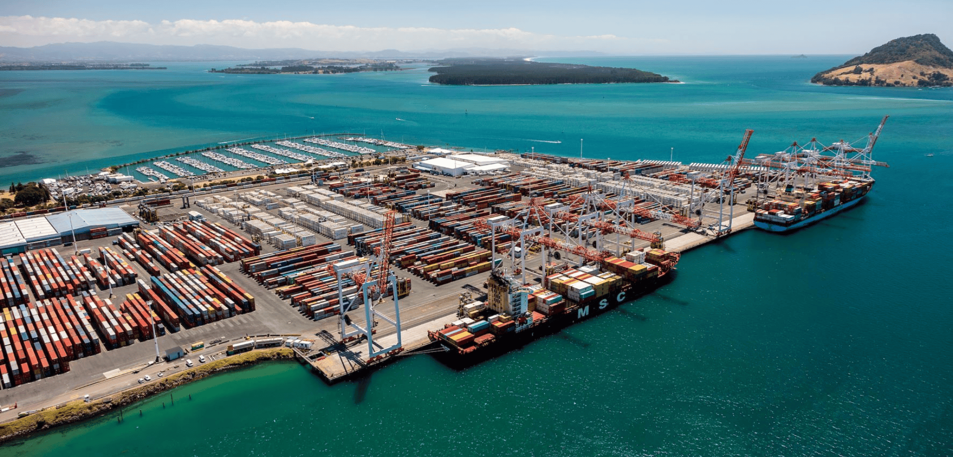 Port of Tauranga. Tauranga is now New Zealand's fifth largest city, home to a busy port, growing office precincts, and a strong industrial base. 